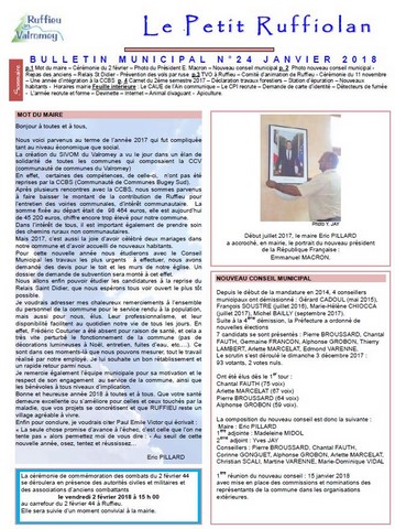 Le petit ruffiolan num 24 Le petit Ruffiolan 01 2018