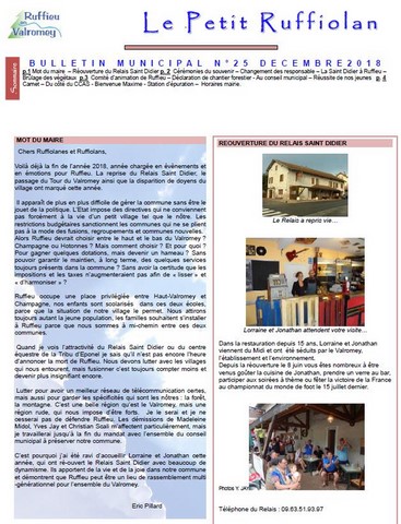 Le petit ruffiolan num 25 Le petit Ruffiolan 12 2018